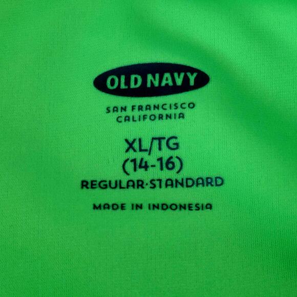 Old Navy Boys Swim Shirt and Trunks Green and Black NWOT - Picture 2 of 8